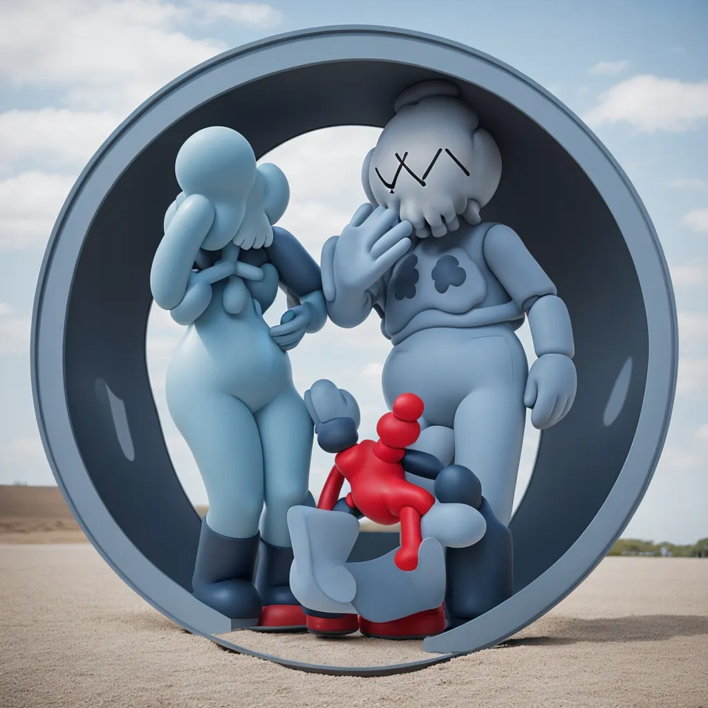 2012 - Companion Passing Through - Kaws